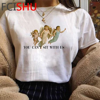 Anime Kawaii Harajuku T-shirt Femei Drăguț Grafic de Vara Tricou de Modă Plus Dimensiune Vintage Tricou de Moda Ullzang Sus Teuri de sex Feminin