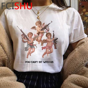 Anime Kawaii Harajuku T-shirt Femei Drăguț Grafic de Vara Tricou de Modă Plus Dimensiune Vintage Tricou de Moda Ullzang Sus Teuri de sex Feminin