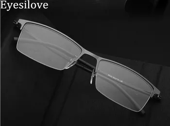 Eyesilove de moda, oameni de afaceri miopie ochelari de Miop cu Ochelari jumătate-rim rama de ochelari baza de prescriptie medicala gradul -1,0 la -6.0