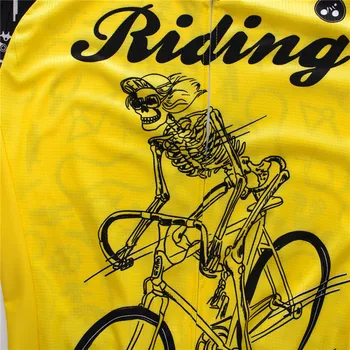 Weimostar Craniu Ciclism Jersey cu Maneca Lunga de Toamna Biciclete de Munte de Haine Camisa Ciclismo iute Uscat MTB Biciclete Jersey Ciclu de Uzura