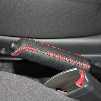 Piele naturala frâna de mână clești Pentru Suzuki Jimny piele Naturala capacul de pe frâna de mână accesorii auto interior