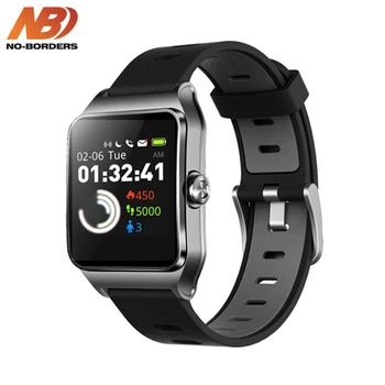NU-FRONTIERE IP68 Impermeabil de Înot Sport cu GPS Smartwatch P1C de Ritm Cardiac Bluetooth Ceas Inteligent Apple pentru Android PK iwo 8 ceas