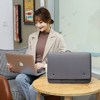Noul Portabil Laptop Maneca Caz Pentru Macbook 12 13 15 Inch Multi-buzunar Notebook Transportă Acoperi Geanta Pentru Barbati Femei Genți de mână Clutch