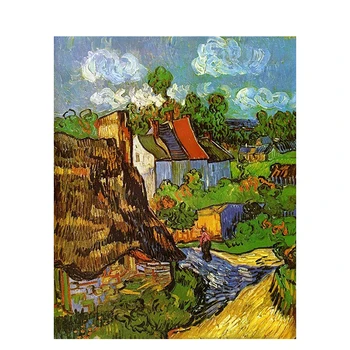 Pictura De Numere DIY Dropshipping 50x65 60x75cm Van Gogh Waz casa muncă Peisaj Panza de Nunta de Decorare Arta de imagine Cadou
