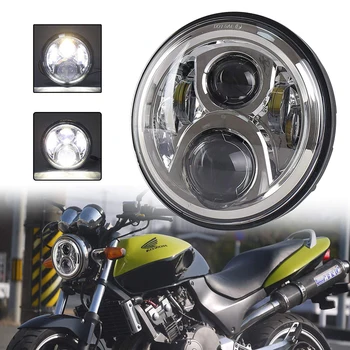 Modifiy 7 Inch Motocicleta Faruri H4 50W Lampa LED pentru Honda CB400 CB750 CB1300 Hornet 250 600 900 VTEC VTR250