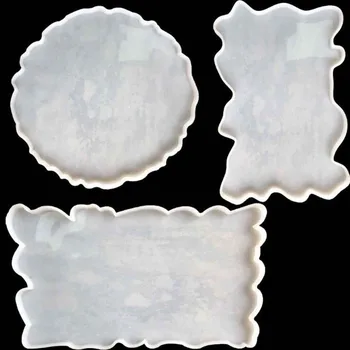 Fructe de mare tava de tort tava de rășină de silicon mucegai rășină neregulate mucegai flexibil rășină transparentă mucegai artizanat instrument