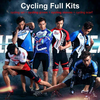 Anti-UV Pro Echipa de Ciclism Jersey Set Oameni de Vara cu Maneci Scurte Îmbrăcăminte de Biciclete Mtb Purta Rapid-Uscat Bicicleta Rochie Sport