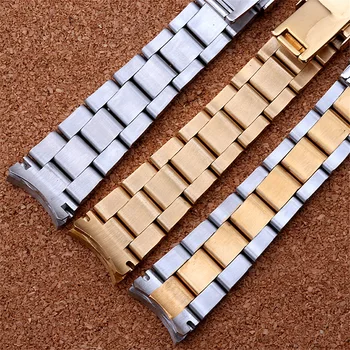 Accesorii ceas Banda de ceas Rolex Apă Fantoma din Seria Solid din Otel Bratara Ceas rezistent la apa Curea Cataramă de Siguranță Lanț de 20 de 21mm