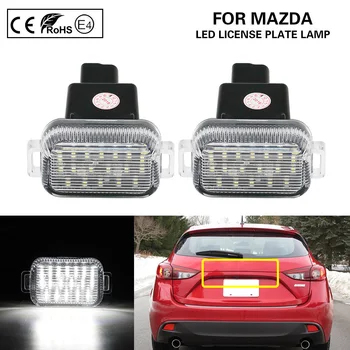 Pentru Mazda A/T(Aka Mazda 6) perioada-2017 Înmatriculare LED Lumina Lămpii Numărului de Înmatriculare 2 BUC Accesorii Auto