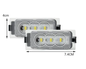 2 BUC x LED Numărul de Licență de Lumină Pentru Ford Edge 2007-Scape 2008-2012 Mercury Mariner 2008-2011
