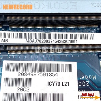 NEWRECORD MBAJ702003 ICW50 LA-3581P Pentru ACER Aspire 5520 5520G 7520 7520G Laptop Placa de baza DDR2 fără GPU slot de placa de baza