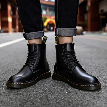 De înaltă calitate de top cizme din piele pantofi pentru bărbați Dantela-Up Bărbați Plasă de Pantofi de Moda Non-alunecare Clasic Barbati Casual Pantofi de Tenis Masculino