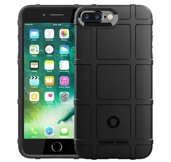 Cazul iPhone 7 Plus (8 Plus) culoare Black (Negru), Seria Armura, caseport