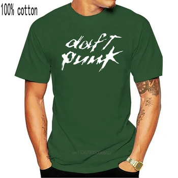 Daft Punk Tee Tricou Mans Unic de Bumbac Mâneci Scurte, O-Neck T Shirt 2020 Noua Scrisoare de Imprimare de top tee