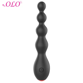 OLO 10 Viteza bile Anale Vibratoare de Prostata pentru Masaj Stimulator Clitoris Vibratoare, Butt Plug Erotic Jucărie Jucării Sexuale pentru Femei Barbati