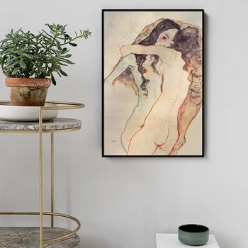 Egon Schiele schiță postere, printuri canvas tablouri de arta de perete pentru camera de zi decor pentru dormitor baie estetic opera de Arta