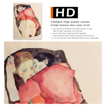 Egon Schiele schiță postere, printuri canvas tablouri de arta de perete pentru camera de zi decor pentru dormitor baie estetic opera de Arta