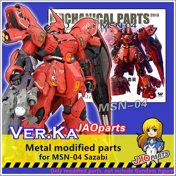 JAOparts Metal Modificat set de piese pentru Bandai MG 1/100 MSN-04 Sazabi Gundam