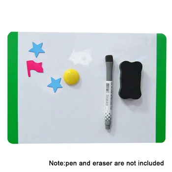CALD Tabla Magnetica Whiteboard A4 21x30cm PVC Cadou Pentru Desen Mesajul-Frigider Frigider NDS66