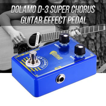 Dolamo D-3 Super Chorus Efect Chitara Pedala de Chorus Pedala cu True Bypass Chitara Pedala pentru Chitara Electrica Accesorii