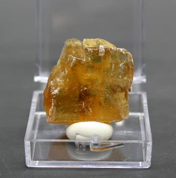 Natural Orange Amber Calcit minerale-specimen de pietre si cristale cristale de cuarț pietre pretioase dimensiuni cutie 3.4 cm