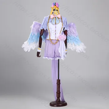 Anime! Dragoste live! Hoshizora Rin Martie Albă Ziua Îndrăgostiților Înger Trezire Lolita Rochie Uniformă Cosplay Costum Transport Gratuit
