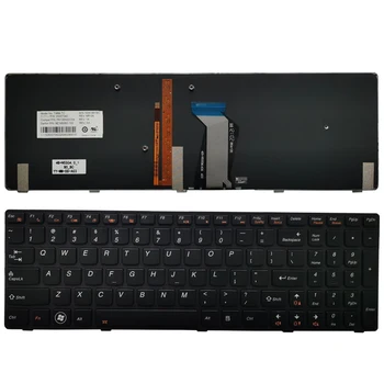 NOI NE-tastatura laptop pentru Lenovo IdeaPad Y580 Y580N Y580NT NE tastatură cu iluminare din spate 25207342 PK130N02C04