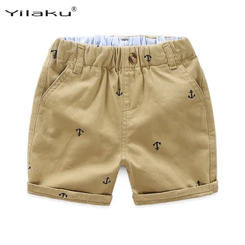 Yilaku Băieți, pantaloni Scurți de Bumbac de Imprimare Plajă Purta băiețelul Haine de Vară mai Sus de Genunchi pentru Copii Pantaloni pentru Copii pantaloni Scurți Bleumarin Kaki CI063
