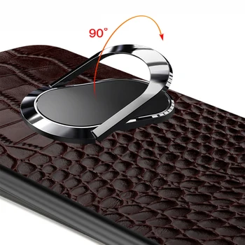 Piele caz de telefon pentru Samsung galaxy Note 10 9 PLUS A50 A70 A51 S20 Ultra S10 S7 S8 S9 Plus Magnetic Kickstand acoperi