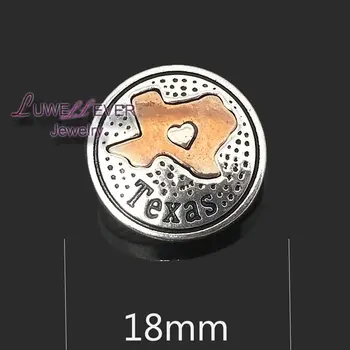 En-gros de metal Stras Butoane de Ajustare w223 NOI trăim Diy Bijuterii se potrivesc 18mm Snap butonul Coliere/Bratari pentru femei