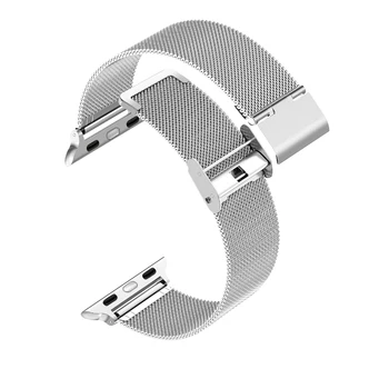 Milanese Loop trupa pentru Apple Watch curea Serie 5/4/3/2/1 42mm 44mm 38mm 40mm din Oțel Inoxidabil brățară watchband pentru iwatch 5/4