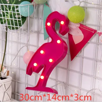 Led 3D creative lumina de noapte flamingo unicorn lampă de masă decor pentru copii dormitor copil acasă decorare accesorii cadouri de Craciun