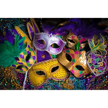 7x5FT Mascarada Mardi Gras Masca de Partid Personalizate Studio Foto Fundal de Fundal de Vinil 220cm x 150cm