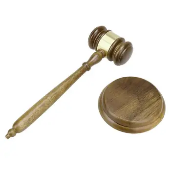 Durabil lucrate Manual din Lemn de Licitație pentru Avocat Judecător de Mana Ciocănel Curtea Ciocan pentru Vânzarea prin Licitație Decor Lemn Ciocan