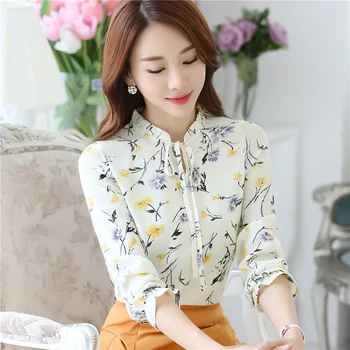 2021 Nouă primăvară de toamnă-coreean Slim Formale Navetiști Culoare Solidă Tricou cu mâneci Lungi bluze Femei de Carieră Strand Guler Topuri 288J