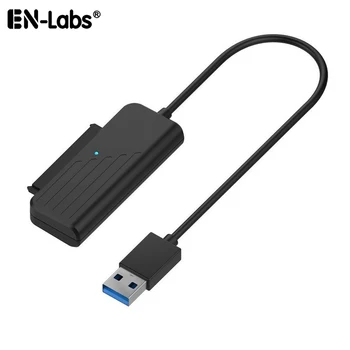 SATA to USB Adapter,USB 3.1 Tip C USB3 2.0 Cablu 2.5 HDD Extern Hard Disk Converter pentru Laptop SSD 22 Pin SATA III, USB Cablu
