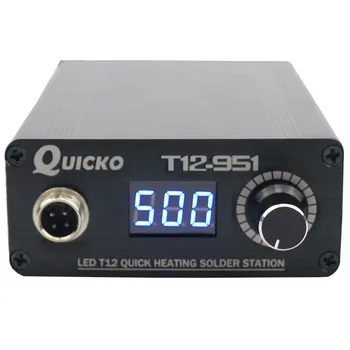 LED-T12-951 Controler Digital Statie de Lipit Electronice de Fier de lipit cu P9 mâner de plastic și fier sfaturi fara cablu de alimentare