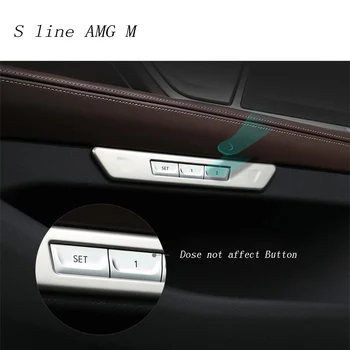 Auto Styling Ușa Loc de Memorie Buton Comutator Autocolante Decorare Huse Pentru BMW Seria 7 G11 G12 F01 F02 Interior Accesorii Auto