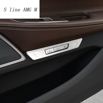 Auto Styling Ușa Loc de Memorie Buton Comutator Autocolante Decorare Huse Pentru BMW Seria 7 G11 G12 F01 F02 Interior Accesorii Auto