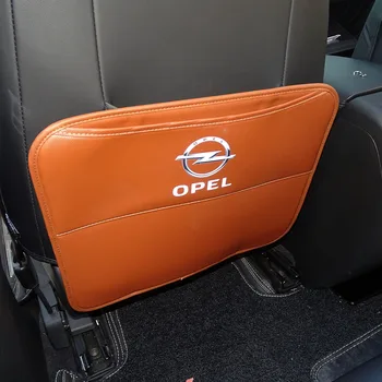 Pentru Opel Astra H G J Corsa Insignia Antara Meriva Zafira Scaun De Masina Din Spate Din Piele Anti Kick Pad Rezistent La Apa Anti Murdare De Protecție