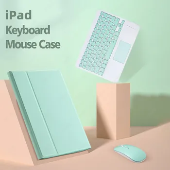 Touchpad Tastatura de Caz Pentru Apple iPad 10.2 8 8-2020 7 7 Gen 2019 A2197 A2198 A2270 A2430 cu Pix Slot Mouse-ul Bluetooth Soareci