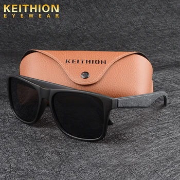 KEITHION Polarizat ochelari de Soare Barbati de Conducere Nuante de sex Masculin Ochelari de Soare Pentru Barbati Retro Ieftine de Lux de Brand Designer de Gafas De sol