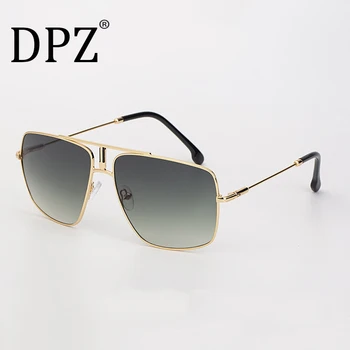 2020 DPZ noua moda vintage square bărbați metal pilot de lux ochelari de soare pentru femei versatile nuante ochelari de soare UV400 Oculos De Sol