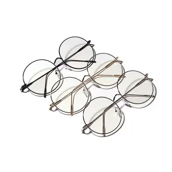 Femeile Metal ochelari de soare, Accesorii Ochelari Supradimensionate Rame Rotunde Cadru obiectiv Clar Women\'s Ochelari Ochelari de vedere Femme