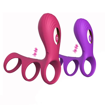 Jucarii sexuale pentru Barbati Clitoris Stimulator Puternic Vibratoare Penis Sleeve Ejaculare Întârziată Vibrator Inel Penis Robie Adult Produs