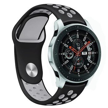 Silicon moale de Bandă Ceas Pentru Samsung Galaxy Watch 46mm 42mm Silicon Moale Sport Curea Pentru Gear S2 S3 Viteze Sport Correas de reloj