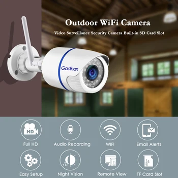 Gadinan Yoosee 1920X1080P 2MP Wifi Camera de Supraveghere Video Full HD Piscină Interioară Securitate Înregistrare Audio Camera IP de Vizualizare Larg