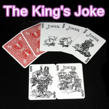 Regele e Gluma Truc de Magie cu cărți de joc și un Truc Punți de Aproape Interpret Începător Recuzită Magie Iluzii Strada Magia Ușor de A Face