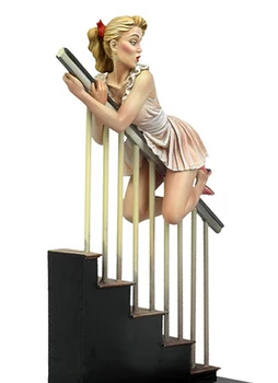 1/22 fată modernă sta Rășină figura truse Model in Miniatura gk Unassembly Nevopsite