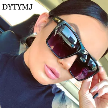 DYTYMJ Supradimensionat ochelari de Soare Patrati Femei Clasic Gradient de Ochelari de Soare Femei Designer de Lux Ochelari de Soare Gafas De Sol Mujer 2020